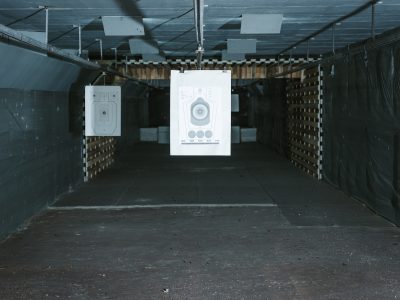 targets for shooting in empty shooting gallery